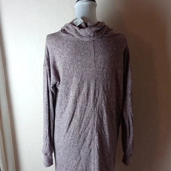 NWT Motherhood Maternity Cozy Lavender Cowl Neck Sweater - Picture 4 of 8